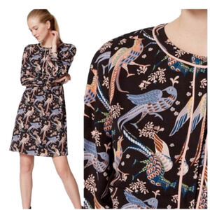 𝅺LOFT Black Snowbird Dress Size 00P